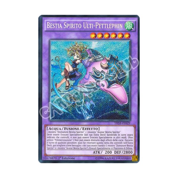 THSF-IT029 Bestia Spirito Ulti- Pettlephin rara segreta 1a edizione (IT)  -GOOD-
