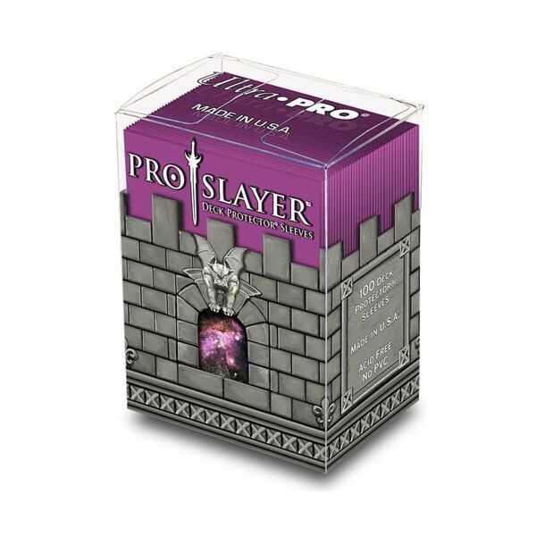 Porta mazzo verticale + 100 proteggi carte standard Pro-Slayer Hot Pink
