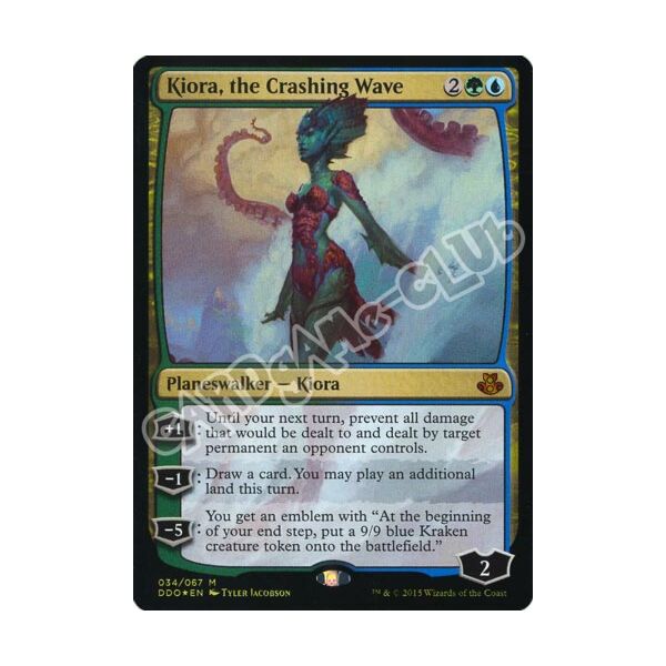34 / 67 Kiora, the Crashing Wave rara mitica foil (EN) -NEAR MINT-