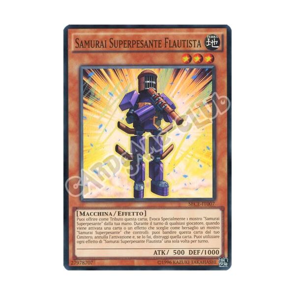 SECE-IT007 Samurai Superpesante Flautista super rara unlimited (IT) -NEAR MINT-