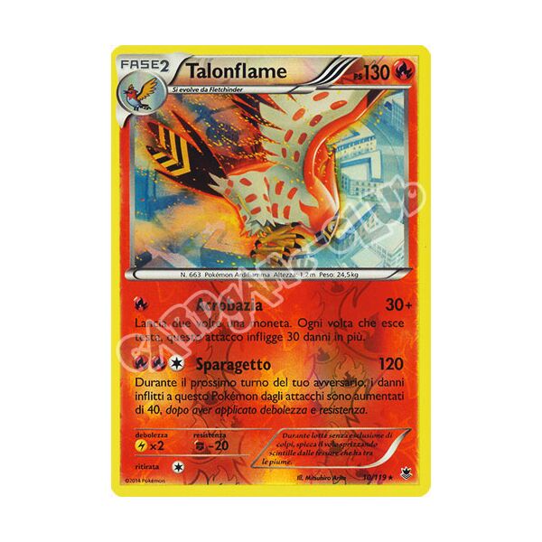 010 / 119 Talonflame rara foil reverse (IT) -NEAR MINT-