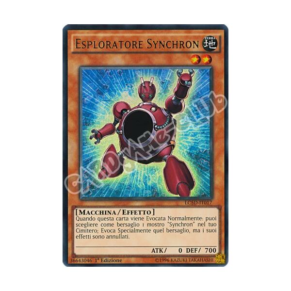 LC5D-IT017 Esploratore Synchron ultra rara 1a Edizione (IT) -NEAR MINT-