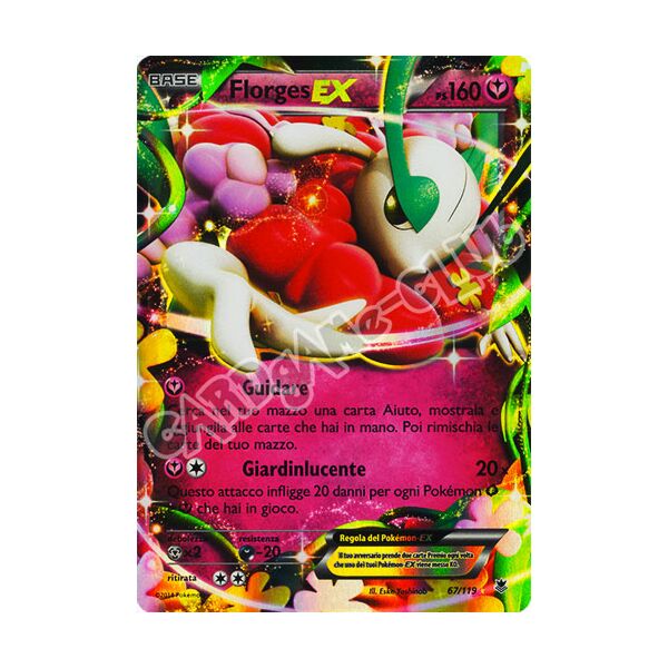 067 / 119 Florges EX rara ex foil (IT) -NEAR MINT-