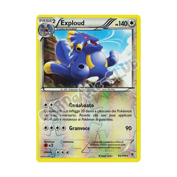 085 / 119 Exploud rara foil reverse (IT) -NEAR MINT-
