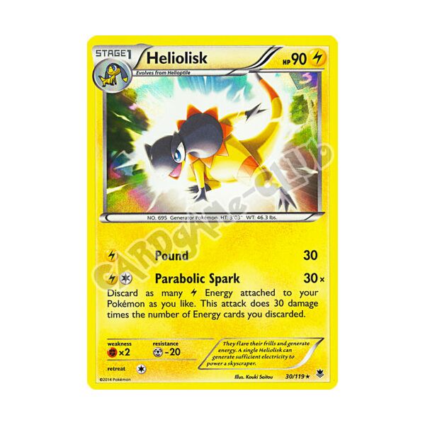 030 / 119 Heliolisk rara foil (EN)