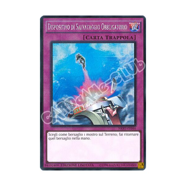 NKRT-IT044 Dispositivo di Salvataggio Obbligatorio rara platino Edizione Limitata (IT) -NEAR MINT-