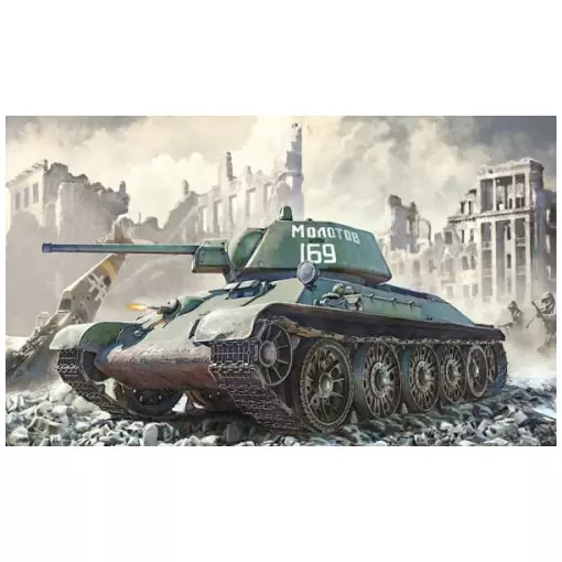 Veicolo militare - Carro armato T-34/76 Modello 1943 - ITALERI 6570 - 1/35
