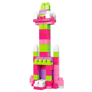 Mattel Mega bloks borsa grande di cubi - rosa (80)