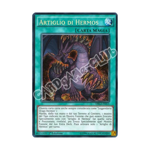 DRL2-IT013 Artiglio di Hermos rara segreta 1a edizione (IT) -NEAR MINT-