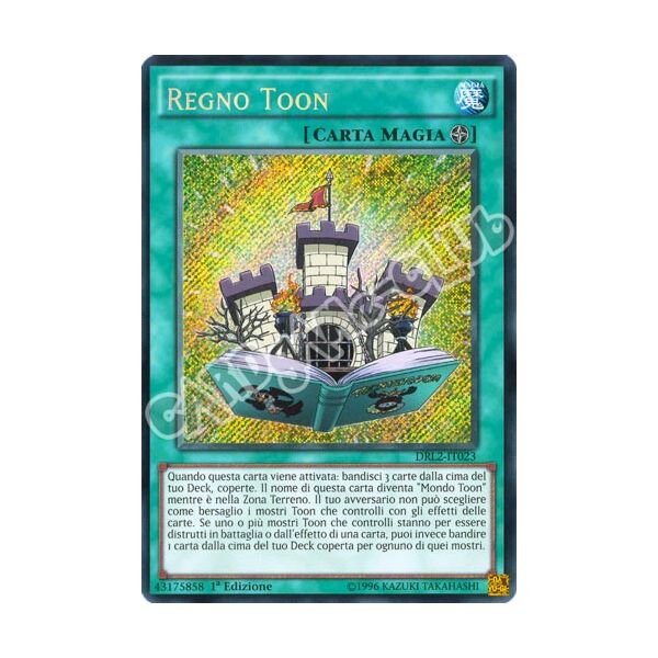 DRL2-IT023 Regno Toon rara segreta 1a edizione (IT) -NEAR MINT-