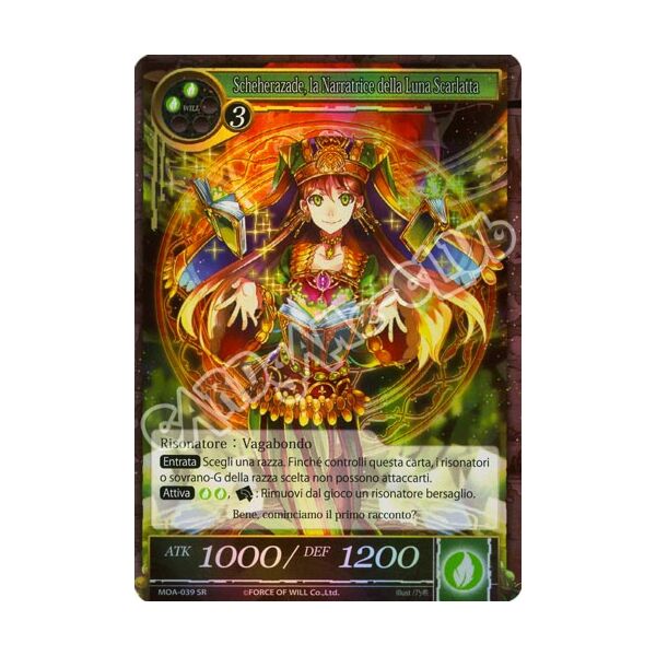 MOA1-IT039 Scheherazade, la Narratrice della Luna Scarlatta super rara foil (IT) -NEAR MINT-