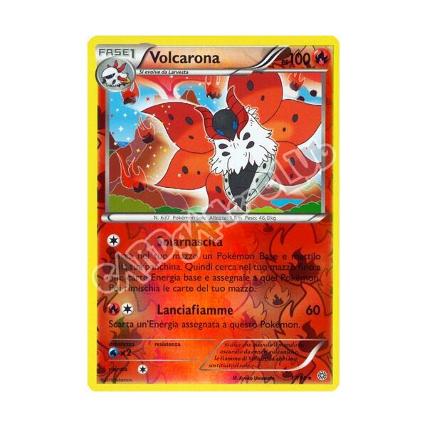 17 / 98 Volcarona rara foil reverse (IT) -NEAR MINT-