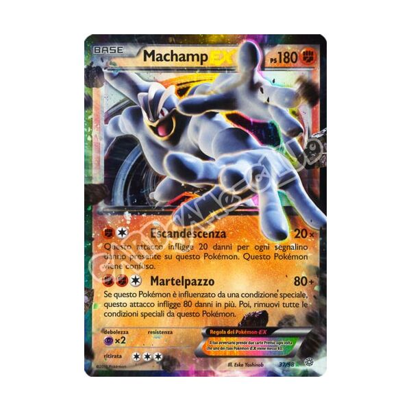 37 / 98 Machamp EX rara ex foil (IT) -NEAR MINT-
