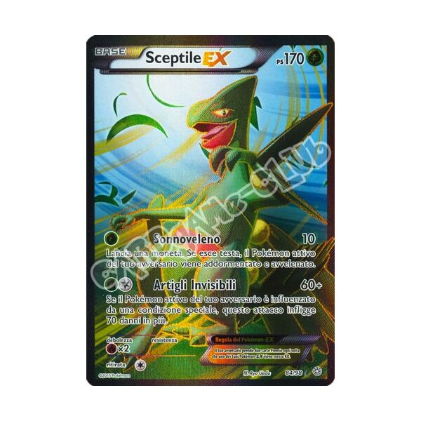 84 / 98 Sceptile EX rara segreta foil (IT) -NEAR MINT-
