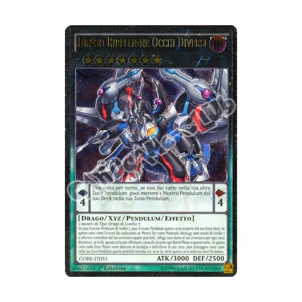 CORE-IT051 Drago Ribellione Occhi Diversi rara ultimate 1a edizione (IT) -NEAR MINT-