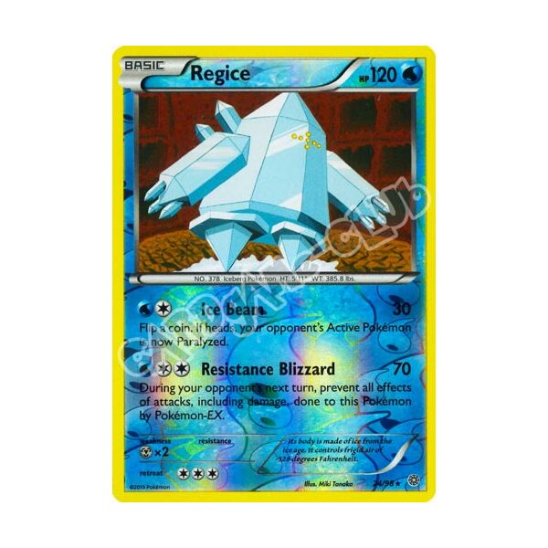 24 / 98 Regice rara foil reverse (EN) -NEAR MINT-