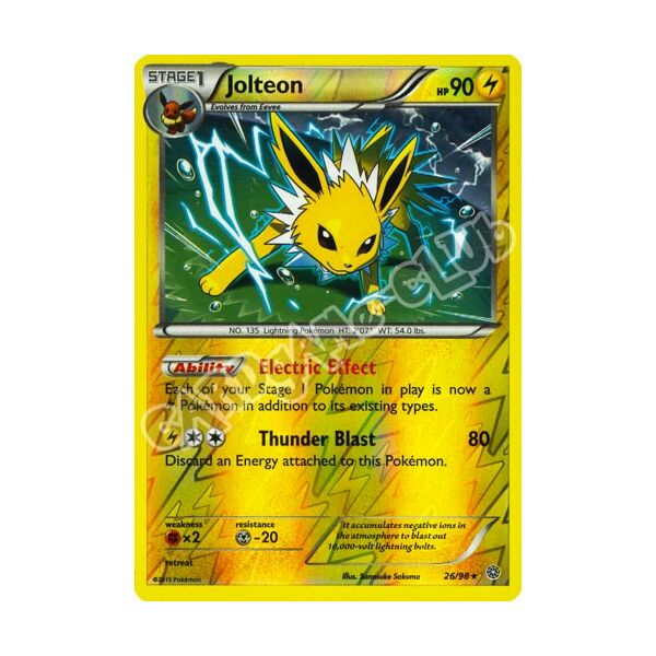 26 / 98 Jolteon rara foil reverse (EN) -NEAR MINT-