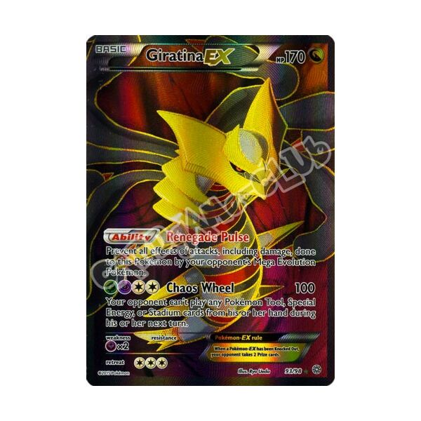 93 / 98 Giratina EX rara segreta foil (EN) -NEAR MINT-