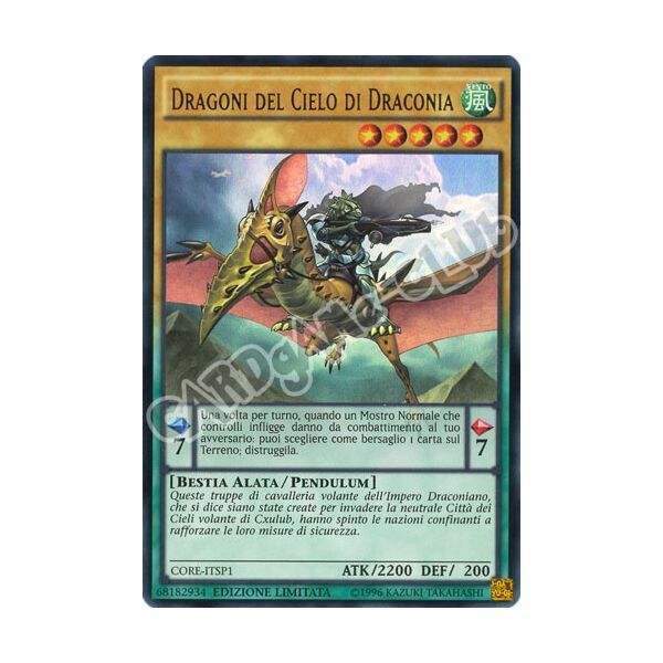 CORE-ITSP1 Dragoni del Cielo di Draconia ultra rara Edizione Limitata (IT) -NEAR MINT-