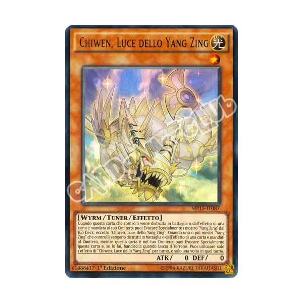 MP15-IT087 Chiwen, Luce dello Yang Zing ultra rara 1a Edizione (IT) -NEAR MINT-