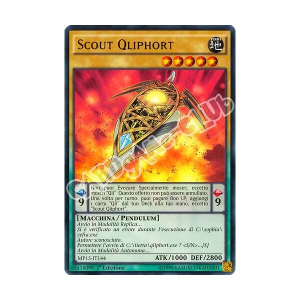 MP15-IT144 Scout Qliphort ultra rara 1a Edizione (IT) -NEAR MINT-