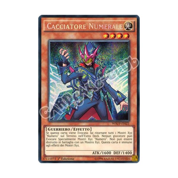WSUP-IT021 Cacciatore Numerale rara segreta prismatica 1a edizione (IT) -NEAR MINT-