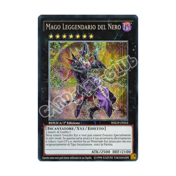 WSUP-IT052 Mago Leggendario del Nero rara segreta prismatica 1a edizione (IT) -NEAR MINT-