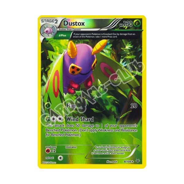 008 / 108 Dustox rara foil reverse (EN) -NEAR MINT-
