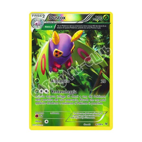 008 / 108 Dustox rara foil reverse (IT) -NEAR MINT-