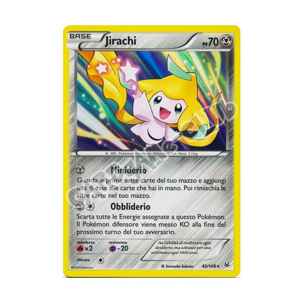 042 / 108 Jirachi rara foil (IT) -NEAR MINT-