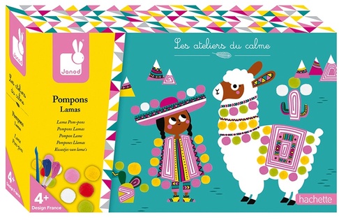 Janod Atelier Lama con pompon Midi 4+