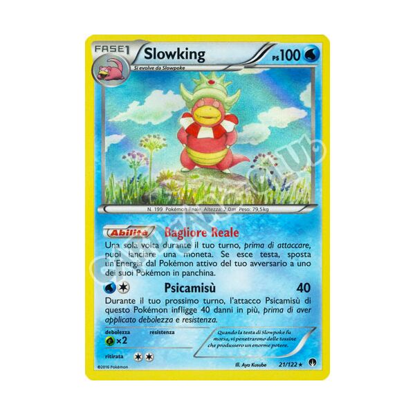 021 / 122 Slowking rara foil (IT) -NEAR MINT-