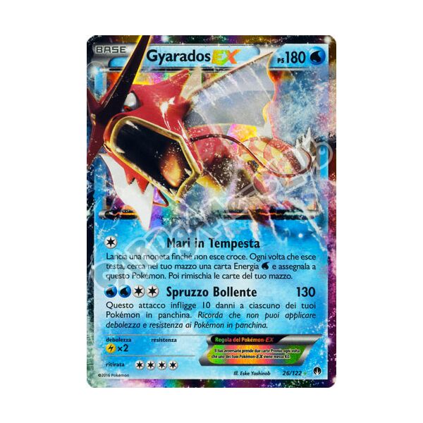 026 / 122 Gyarados EX rara ex foil (IT) -NEAR MINT-
