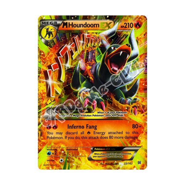 022 / 162 Mega Houndoom EX rara EX foil (EN) -NEAR MINT-