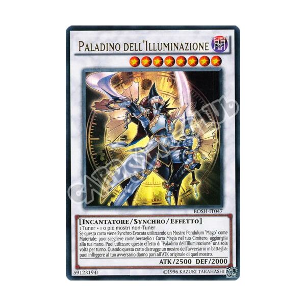 BOSH-IT047 Paladino dell'Illuminazione ultra rara unlimited (IT) -NEAR MINT-