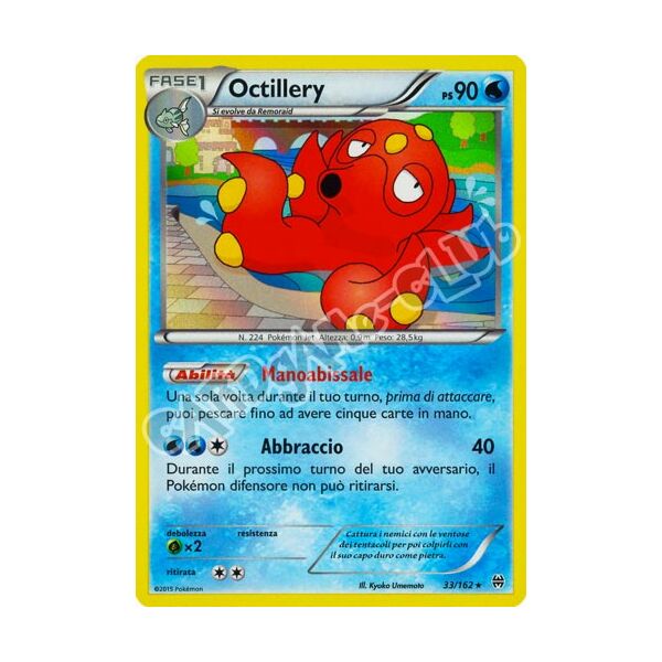 033 / 162 Octillery rara foil (IT) -NEAR MINT-