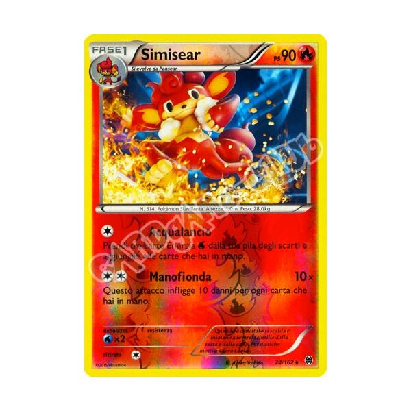 024 / 162 Simisear rara foil reverse (IT) -NEAR MINT-