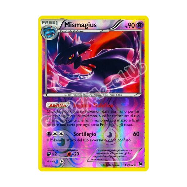 066 / 162 Mismagius rara foil reverse (IT) -NEAR MINT-