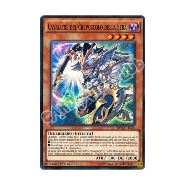 DOCS-IT023 Cavaliere Del Crepuscolo Della Sera super rara 1a Edizione (IT)