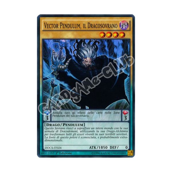 DOCS-IT024 Vector Pendulum, Il Dracosovrano super rara 1a Edizione (IT)