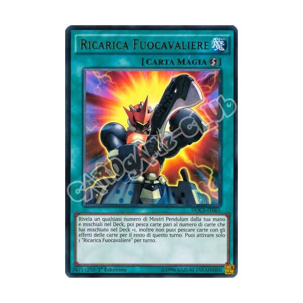 DOCS-IT061 Ricarica Fuocavaliere ultra rara 1a Edizione (IT)