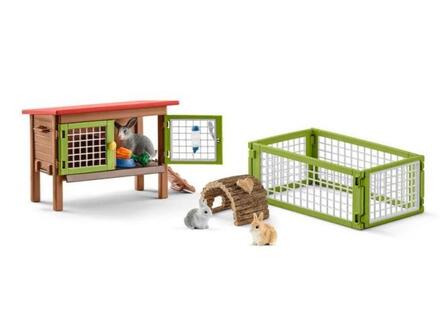 Schleich Set conigliera con animali e accessori