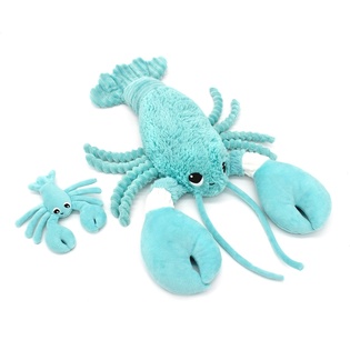 PTIPOTOS Peluche aragosta Iloveyou blu - mamma con bambino