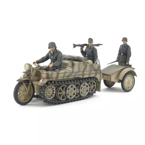 Veicolo militare Sd.Kfz.2 e soldati - TAMIYA 35377 - 1/35