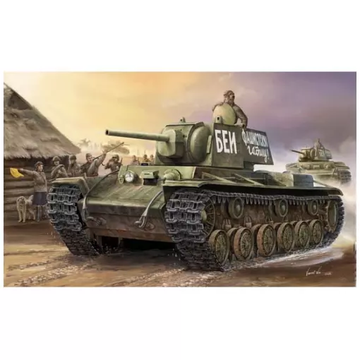 Carro armato sovietico - KV-1 1941 - Torretta piccola - Trumpeter 00356 - 1/35