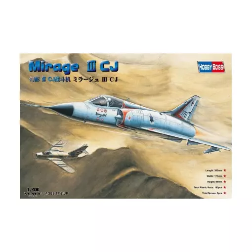 Velivoli da combattimento - Mirage III CJ - Hobby Boss 80316 - 1/48