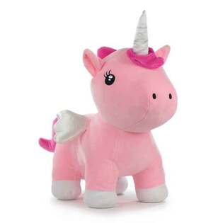BARRADO Fantasy unicorno rosa peluche 30cm
