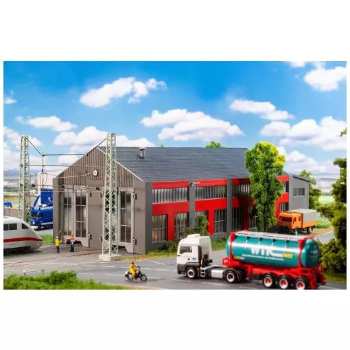 Remise à locomotives électriques, 2 niveaux - Faller 120079 - HO 1/87 - Ep. IV