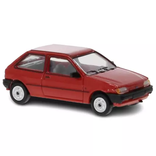 Ford Fiesta MK III 1989 - Rouge - PCX 870461 - HO 1/87