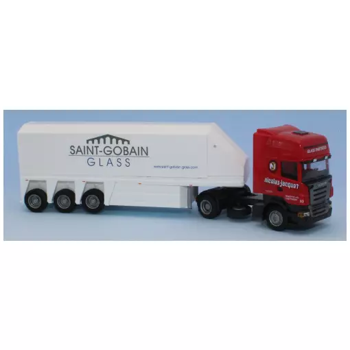 Semi remorque Scania R topline/Aerop, "Saint Gobain" - AWM 73672 - HO 1/87